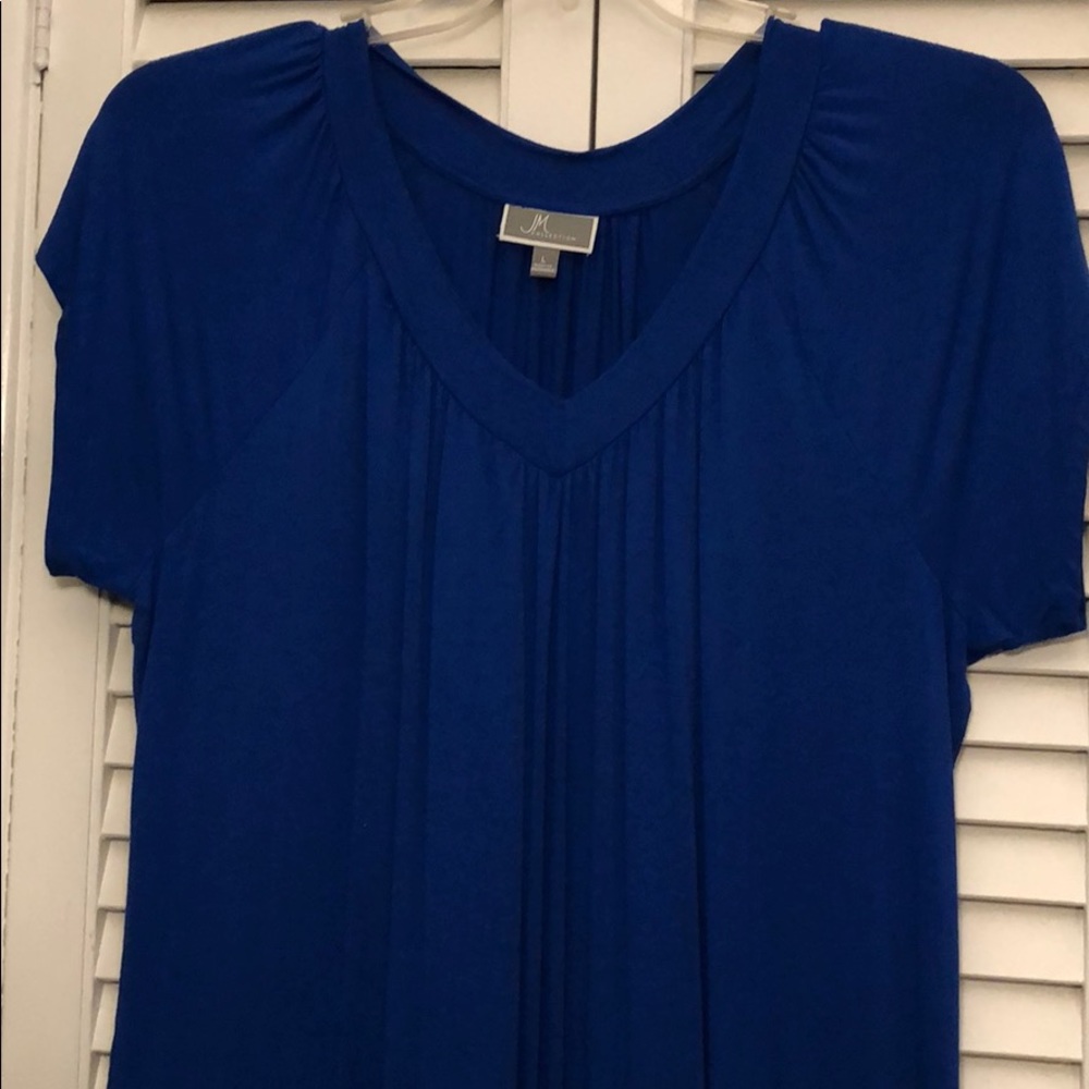 Royal Blue JM Collection Top